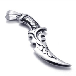 Ciondolo In Titanio A Forma Di Coltello