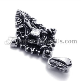 Ciondolo In Titanio Alla Moda Con Zircone