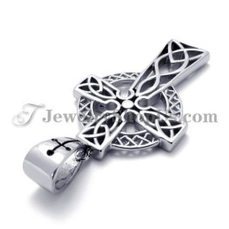 Elegante Ciondolo In Titanio Con Zircone Marrone