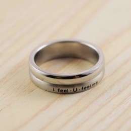 Anello Singolo In Titanio