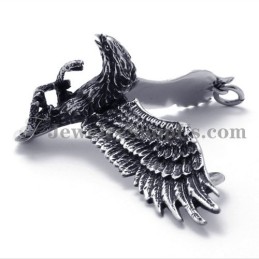 Ciondolo In Titanio Con Aquila E Serpente