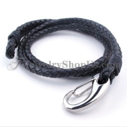 Bracciale In Pelle Di Titanio