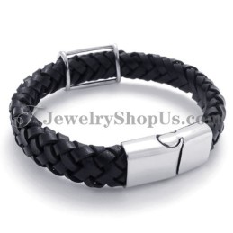 Bracciale In Pelle Di Titanio Alla Moda