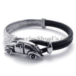 Elegante Cinturino In Pelle Con Titanio