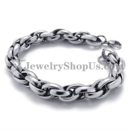 Bracciale In Titanio Argento Alla Moda