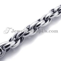 Bracciale In Titanio Argento Alla Moda