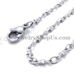 Splendida Collana Con Stelle In Titanio