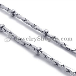 Catena Da Donna In Titanio Argento Moda