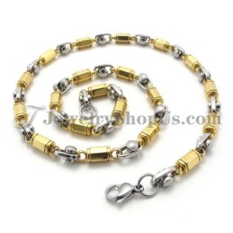 Elegante Collana Da Uomo In Titanio