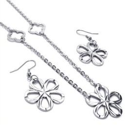 Bellissimo Design, Brillantezza Dei Colori, Set Di Gioielli In Titanio Di Eccellente Qualità, Comprendente Collana, Ciondolo E O