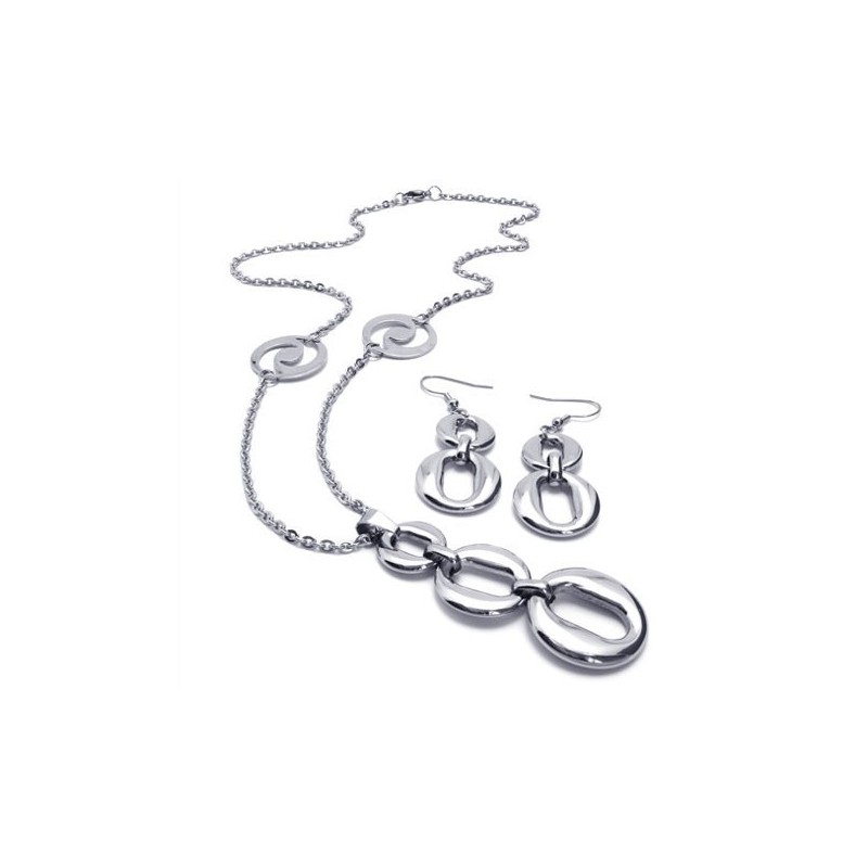 Set Di Gioielli In Titanio Di Eccellente Qualità, Con Brillantezza Dei Colori E Design Abile, Comprensivo Di Collana, Ciondolo E Set Di Gioielli In Titanio Di Eccellente Qualità, Con Brillantezza Dei Colori E Design Abile, Comprensivo Di Collana, Ciondolo E