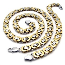 Set Di Gioielli In Titanio Di Qualità Superiore Con Brillantezza Dei Colori Di Ultima Tecnologia, Comprensivo Di Collana E Bracc
