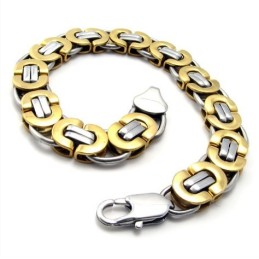 Set Di Gioielli In Titanio Di Qualità Superiore Con Brillantezza Dei Colori Di Ultima Tecnologia, Comprensivo Di Collana E Bracc