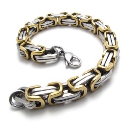 Set Di Gioielli In Titanio Di Qualità Stabile, Brillantezza Del Colore Finemente Lavorata, Comprensivo Di Collana E Braccialetto