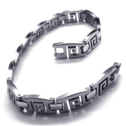 Set Di Gioielli In Titanio Di Eccellente Qualità, Brillantezza Del Colore, Con Collana E Braccialetto, Realizzato Con Maestria A