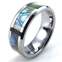 Anello In Tungsteno Di Alta Qualità Con Brillantezza Dei Colori E Design Accattivante