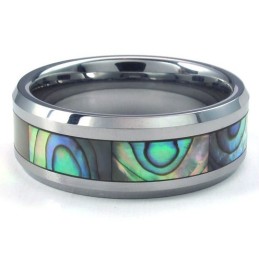 Anello In Tungsteno Di Alta Qualità Con Brillantezza Dei Colori E Design Accattivante