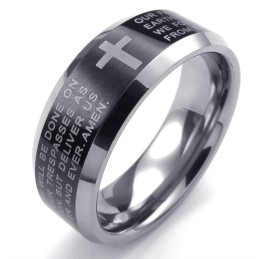 Anello In Tungsteno Di Eccellente Qualità, Brillantezza Del Colore E Manifattura Artigianale