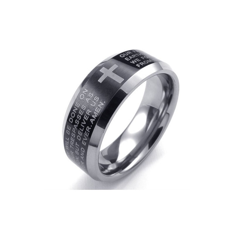 Anello In Tungsteno Di Eccellente Qualità, Brillantezza Del Colore E Manifattura Artigianale Anello In Tungsteno Di Eccellente Qualità, Brillantezza Del Colore E Manifattura Artigianale