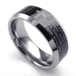 Anello In Tungsteno Di Eccellente Qualità, Brillantezza Del Colore E Manifattura Artigianale