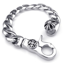 Bracciale In Acciaio Inossidabile Di Eccellente Qualità, Brillantezza Del Colore, Lavorazione Fine