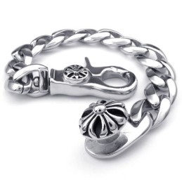 Bracciale In Acciaio Inossidabile Di Eccellente Qualità, Brillantezza Del Colore, Lavorazione Fine