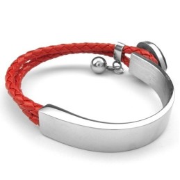 Bellissimo Design, Grazioso E Colorato, Affidabile, Reputazione, Bracciale In Pelle Di Titanio
