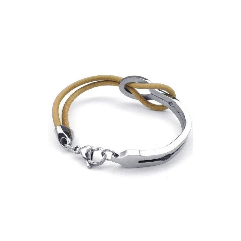 Bracciale In Pelle Di Titanio Di Qualità Eccellente, Forma Elegante E Colori Delicati Bracciale In Pelle Di Titanio Di Qualità Eccellente, Forma Elegante E Colori Delicati