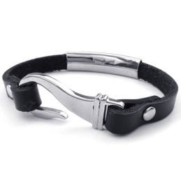Tecnologia Sofisticata Colori Delicati Bracciale In Pelle Di Titanio Di Eccellente Qualità