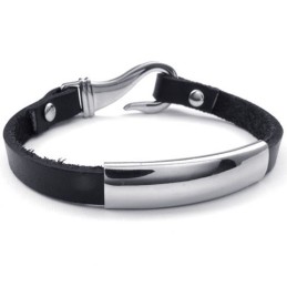 Tecnologia Sofisticata Colori Delicati Bracciale In Pelle Di Titanio Di Eccellente Qualità