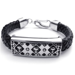 Bracciale In Pelle Di Titanio Di Qualità Affidabile, Colori Delicati E Design Abile