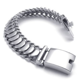 Bracciale In Titanio Di Qualità Affidabile, Forma Elegante E Brillantezza Del Colore