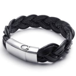 Bracciale In Pelle Di Titanio Di Qualità Affidabile, Colori Delicati E Design Abile