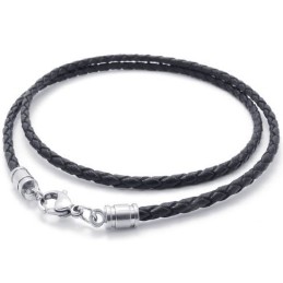 Collana In Pelle Di Titanio Di Alta Qualità Con Colori Delicati E Design Abile
