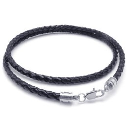 Collana In Pelle Di Titanio Di Qualità Affidabile, Colori Delicati E Design Professionale