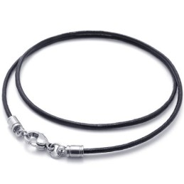 Collana In Pelle Di Titanio Di Eccellente Qualità, Colori Delicati E Finemente Lavorati
