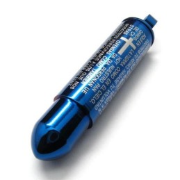 Collana Da Uomo Con Ciondolo A Forma Di Croce In Titanio Blu Puro A Forma Di Proiettile