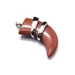 Collana Da Uomo Con Ciondolo A Forma Di Lancia In Titanio Puro Vermiglio