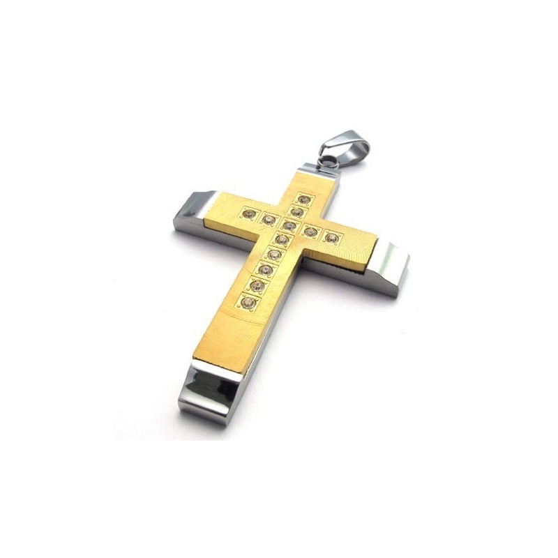 Bellissimo Design, Brillantezza Dei Colori, Ciondolo A Croce In Titanio Di Qualità Superiore