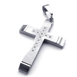 Ciondolo A Croce In Titanio Di Qualità Stabile, Dalla Forma Elegante E Dal Colore Brillante.