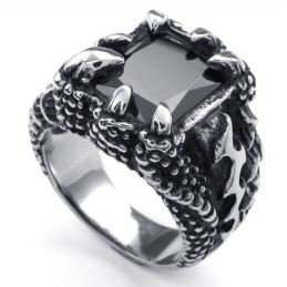 Anello In Titanio Di Qualità Stabile, Dal Design Lussuoso E Dai Colori Delicati.