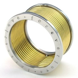Costruzione Razionale, Brillantezza Del Colore, Anello In Titanio Di Qualità Stabile