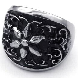 Anello In Titanio Di Qualità Affidabile, Dal Design Lussuoso E Dai Colori Delicati.
