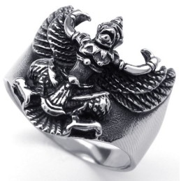 Design Accattivante, Brillantezza Dei Colori, Anello In Titanio Di Qualità Affidabile