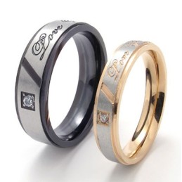 Bellissimo Design, Bellissimi Colori, Anello In Titanio Di Alta Qualità