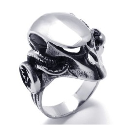 Anello In Titanio Di Alta Qualità Con Brillantezza Dei Colori E Manifattura Artigianale