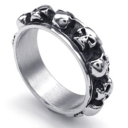 Anello In Titanio Di Qualità Affidabile, Dal Design Moderno E Dai Colori Delicati